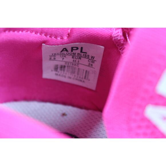 APL Techloom Bliss Sneakers Neon Barbie Pink Confetti Sole Sz 9.5 - Picture 6 of 6